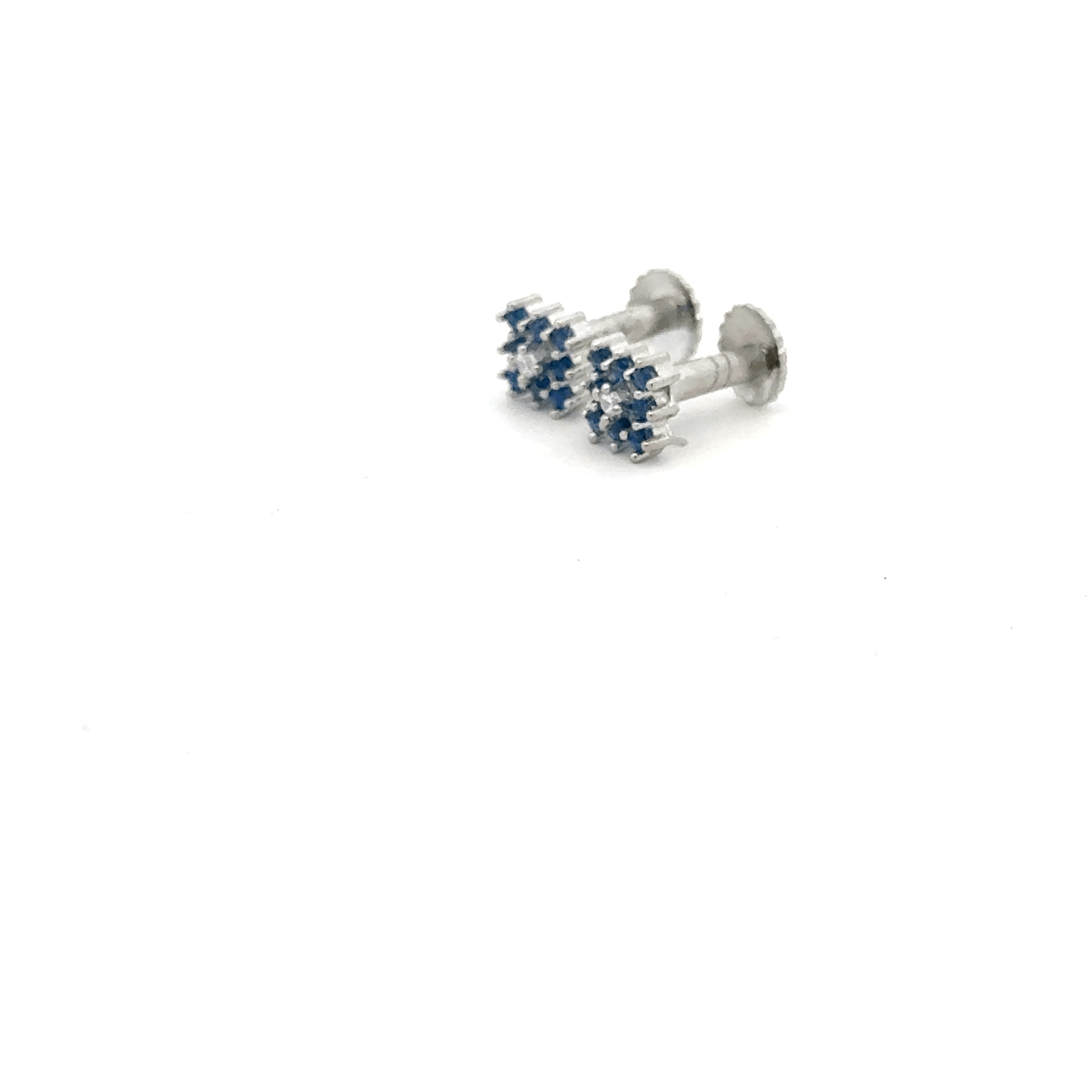 Multistone Blue Earrings