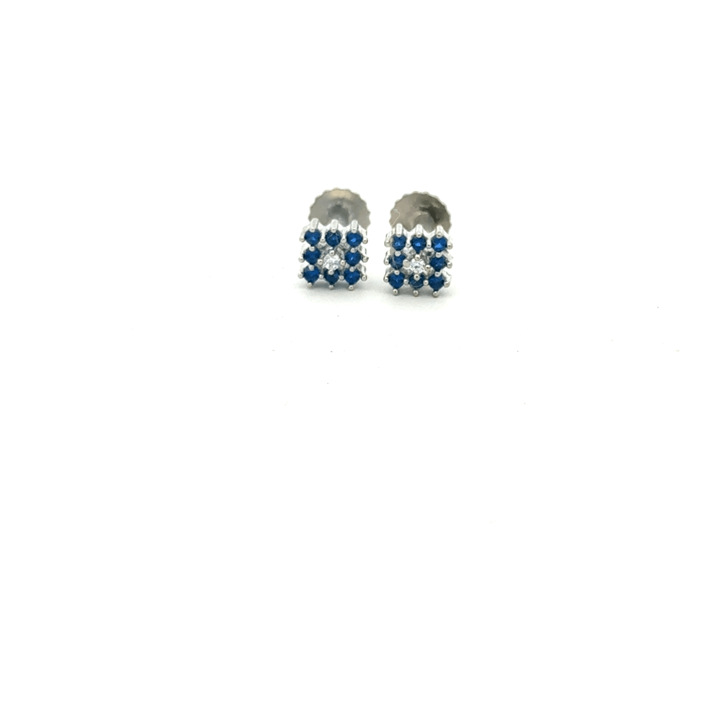 Multistone Blue Earrings