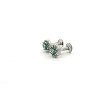 Green Multistone Earring