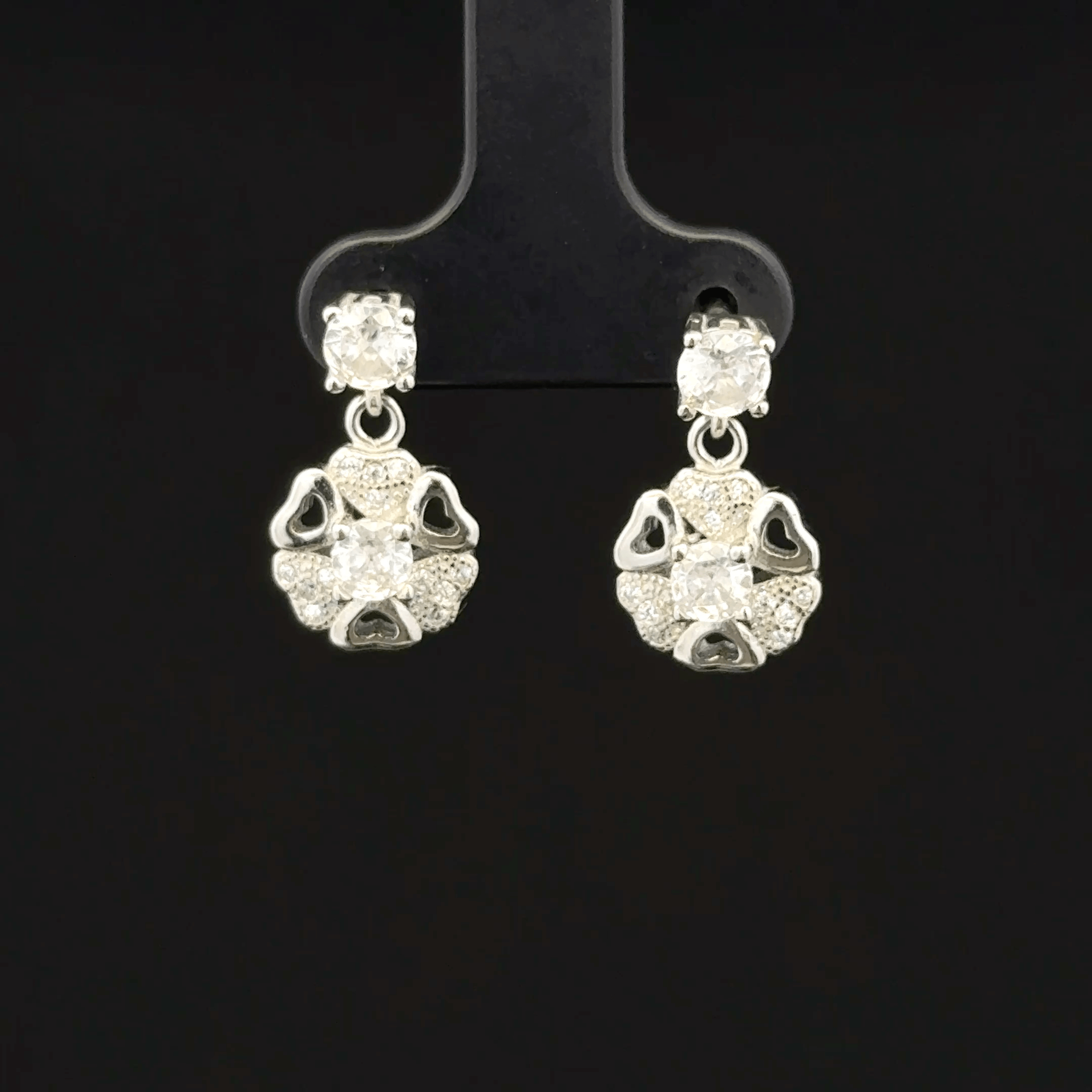 Prism Petal Drops earrings