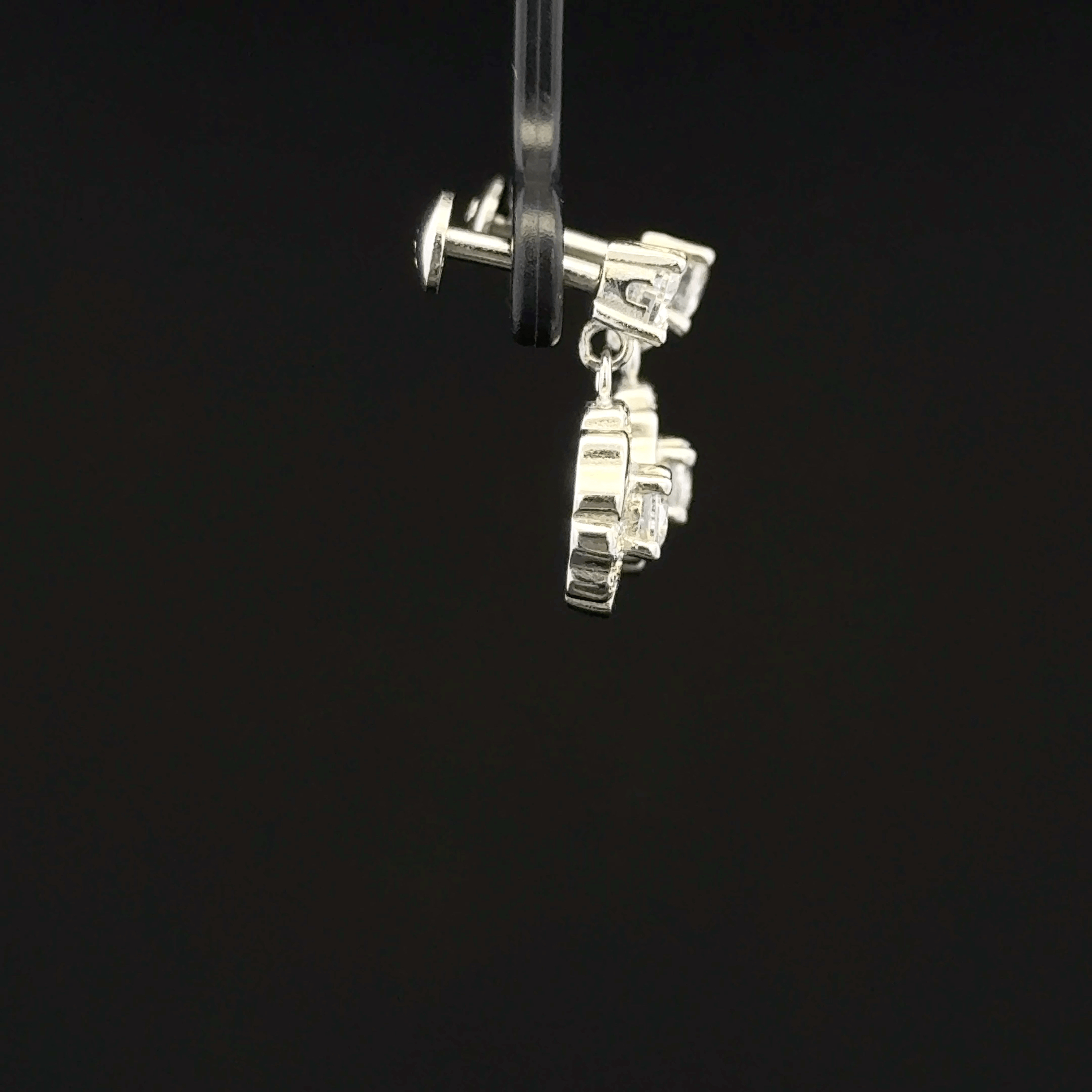 Prism Petal Drops earrings