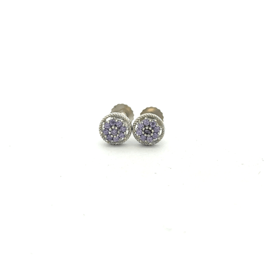 Violet Multistone Earring