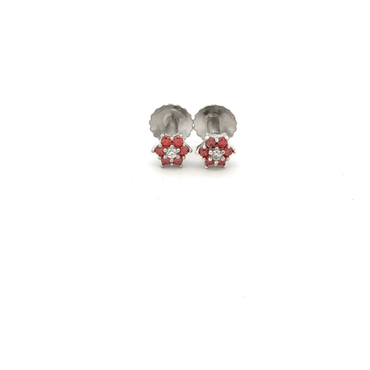 Star Red Earring