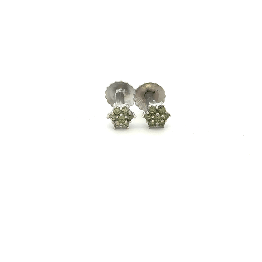 Star Green Earrings