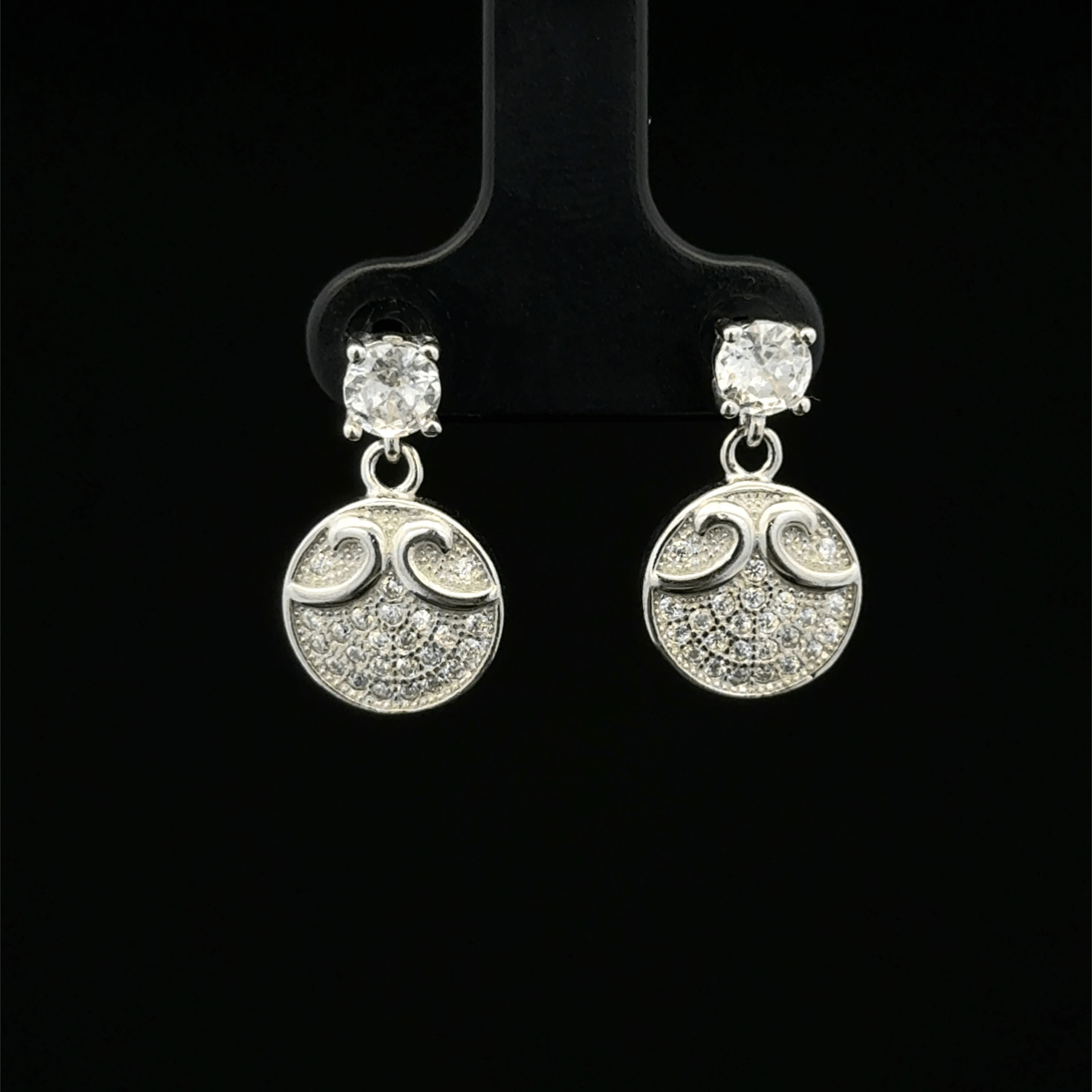 Celestial Wave Drops earrings