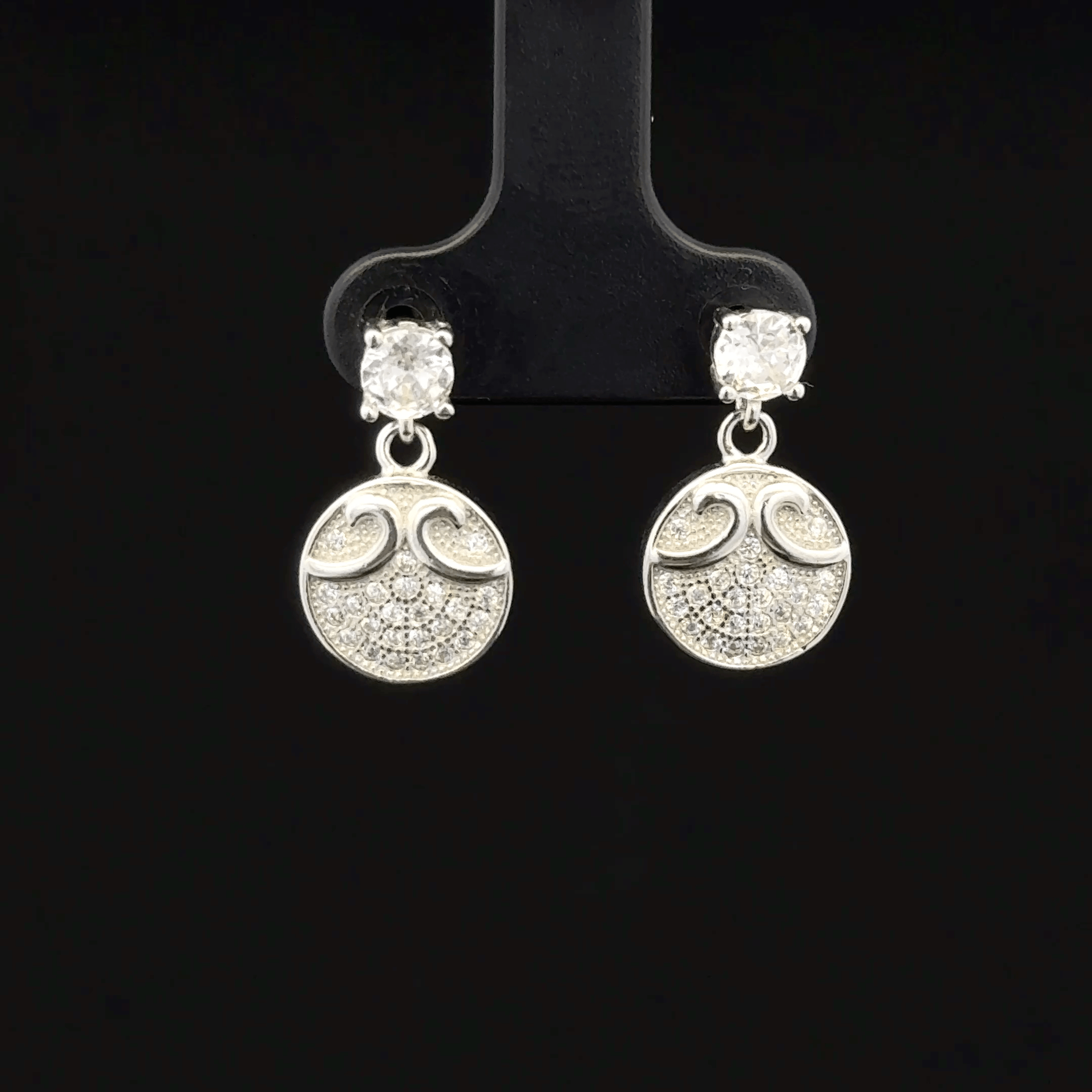 Celestial Wave Drops earrings
