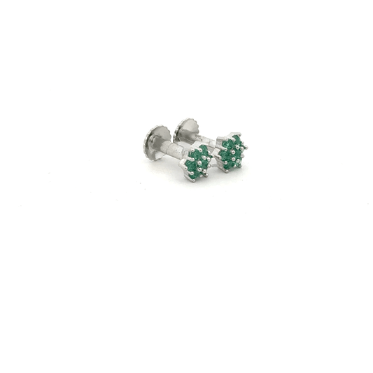 Star Green Earrings