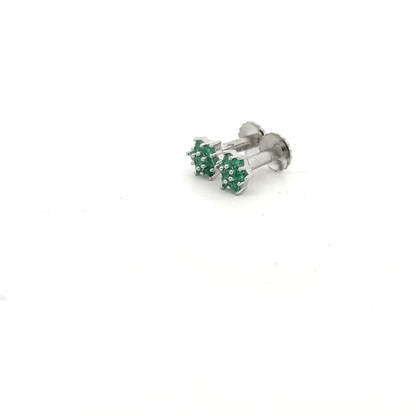 Star Green Earrings
