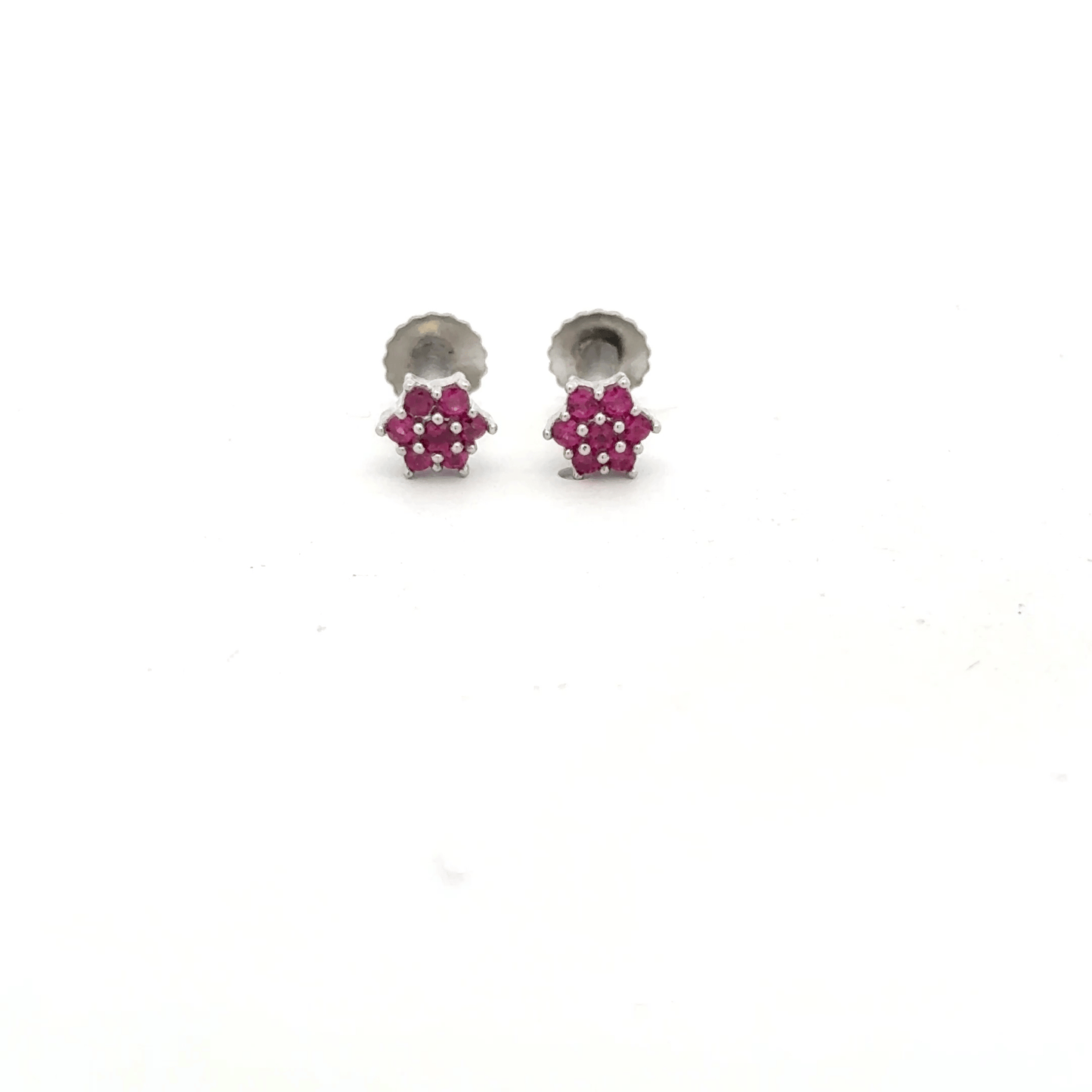 Star Red Earrings