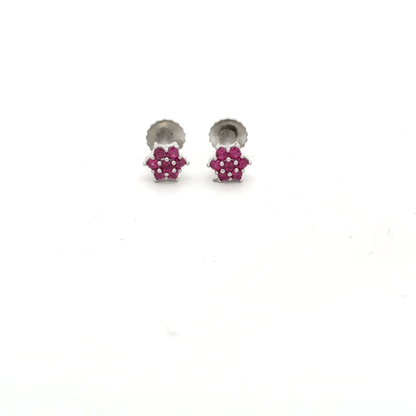Star Red Earrings