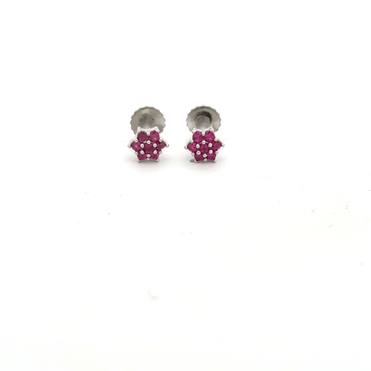 Star Red Earrings