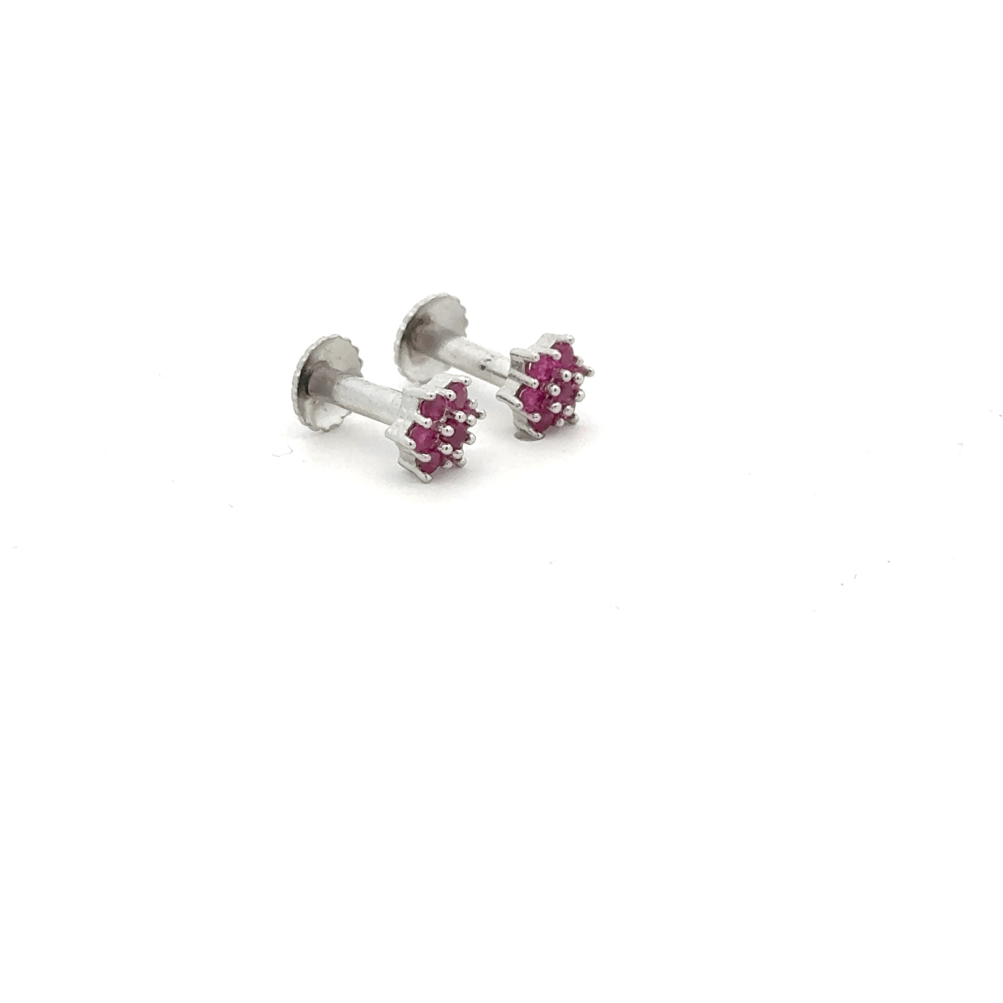 Star Red Earrings