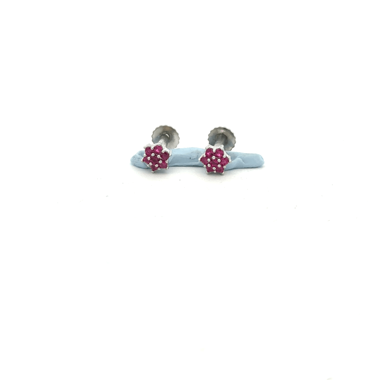 Star Red Earrings