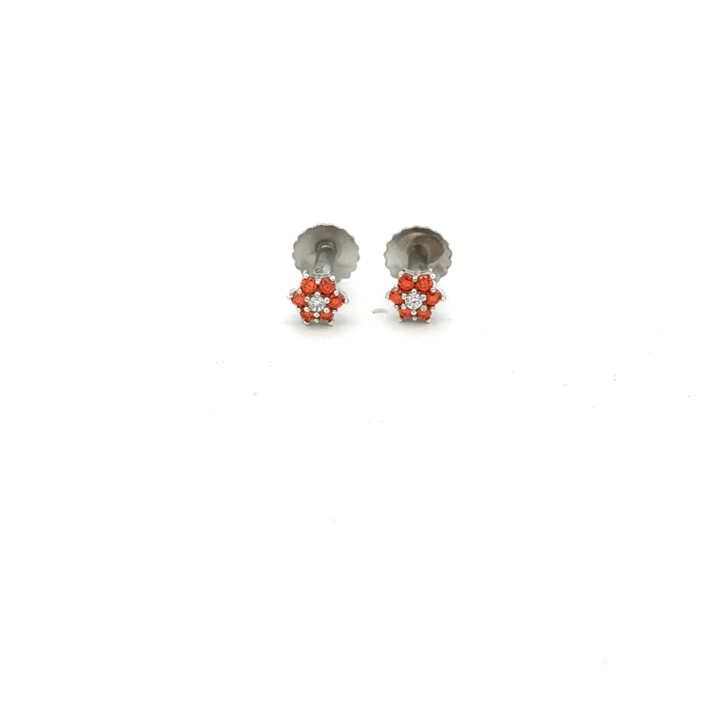 Star Orange Earrings