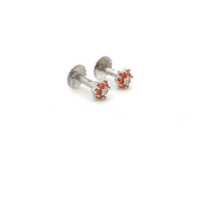 Star Orange Earrings