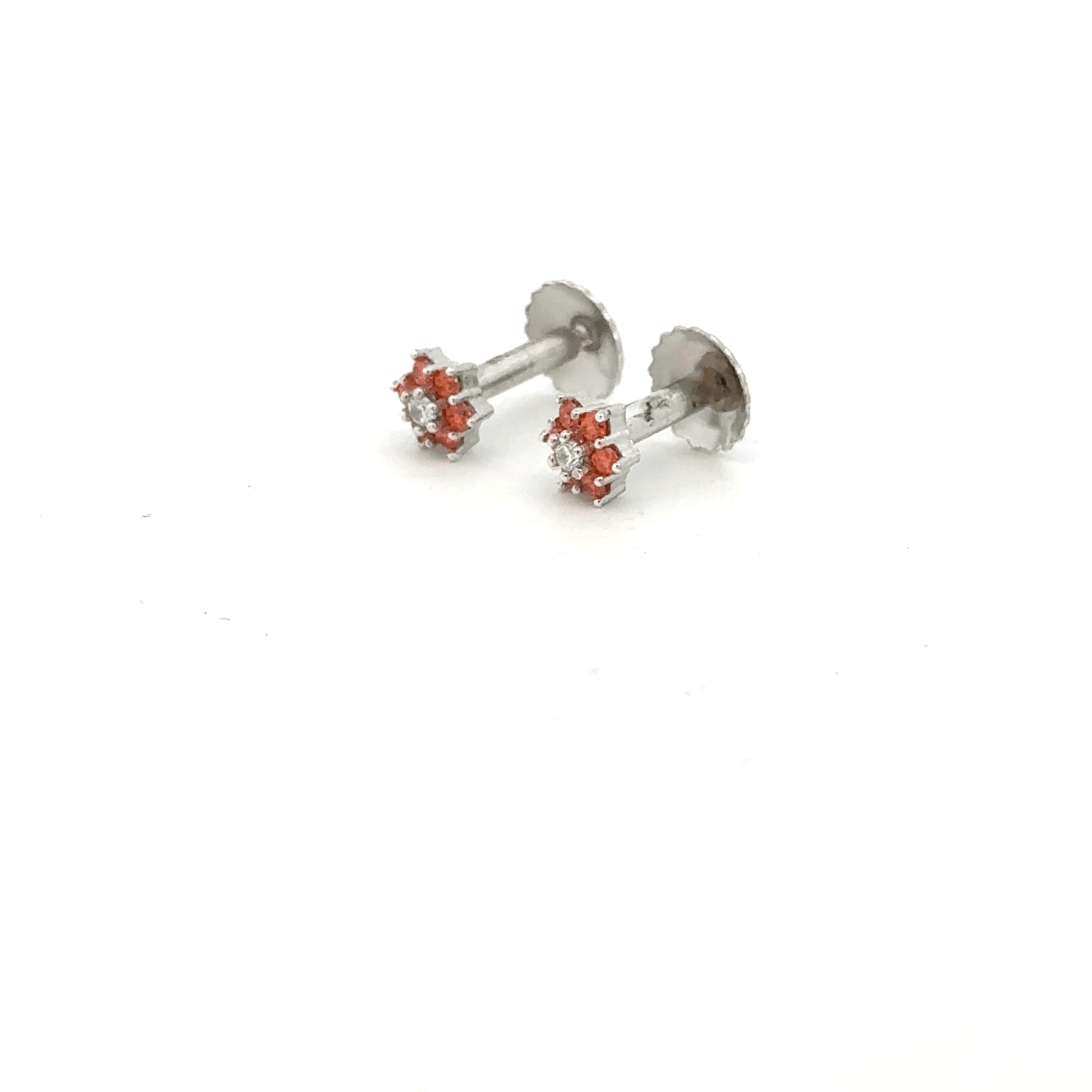 Star Orange Earrings