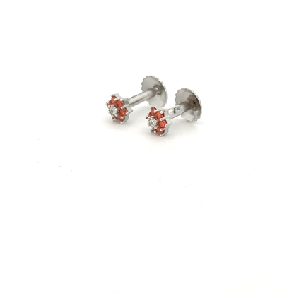 Star Orange Earrings