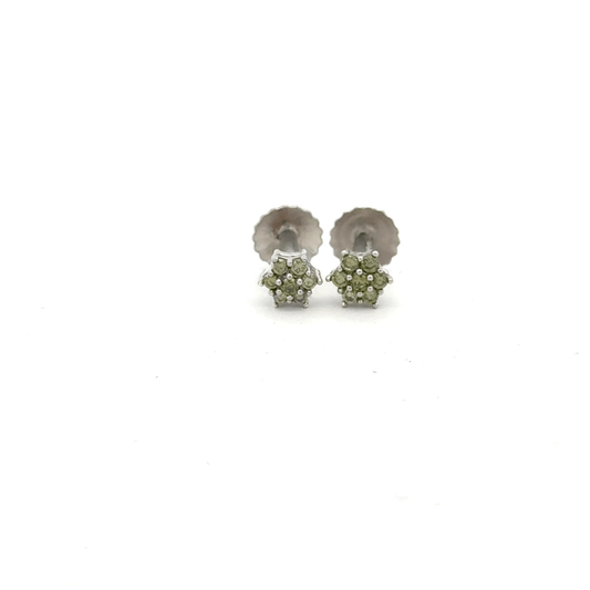 Green Multistone Earring