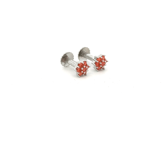 Star Orange Earrings