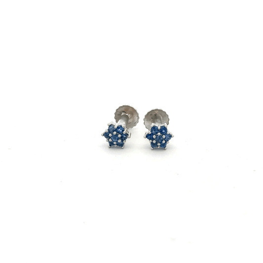 Blue Multistone Earring
