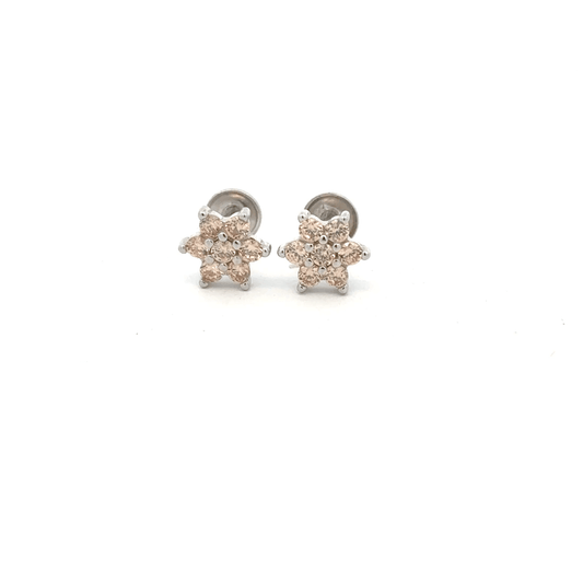 Star Light Orange Earrings
