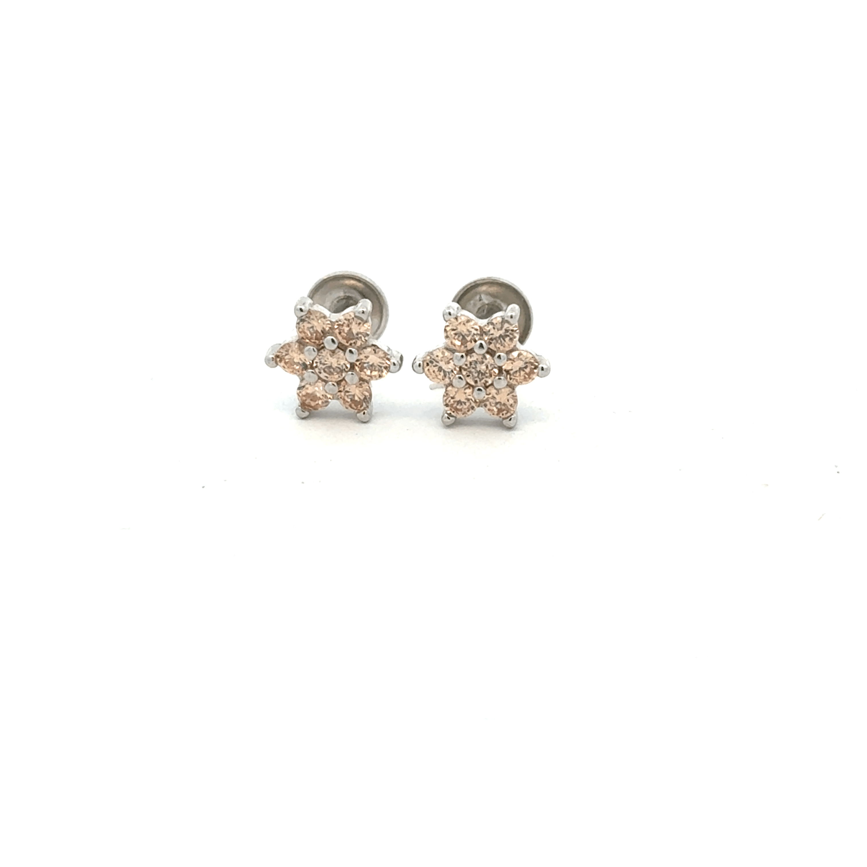 Star Light Orange Earrings
