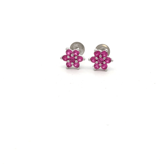 Satdani Red Stone Earrings