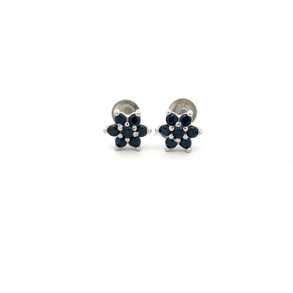 Satdani Black Stone Earrings