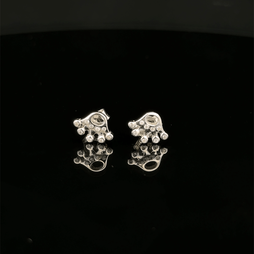 Crown shaped earrings