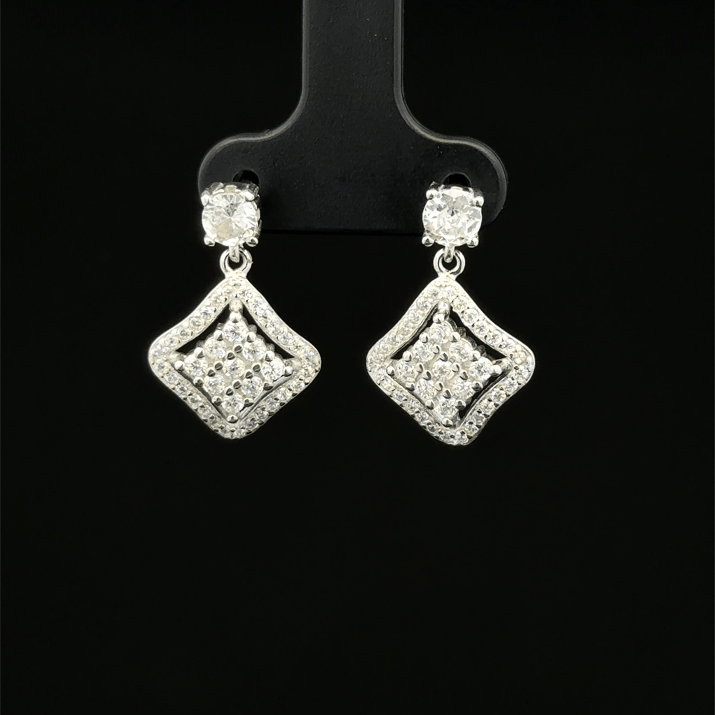 Aura Geometric Drops earrings