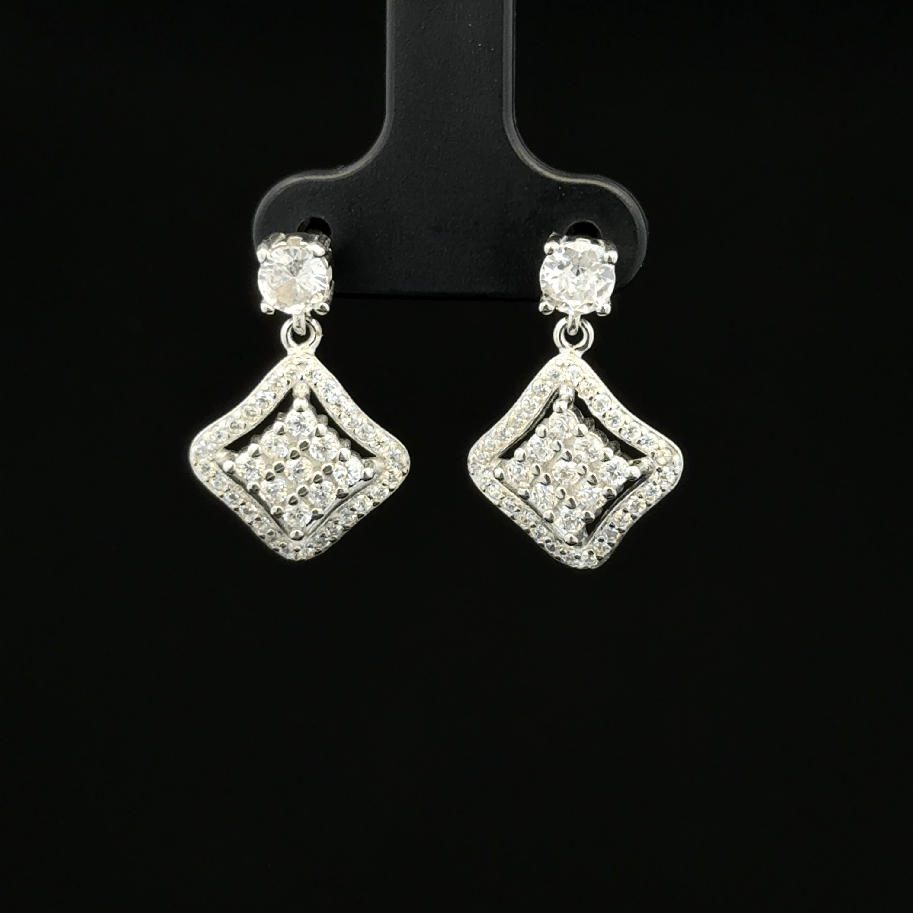Aura Geometric Drops earrings
