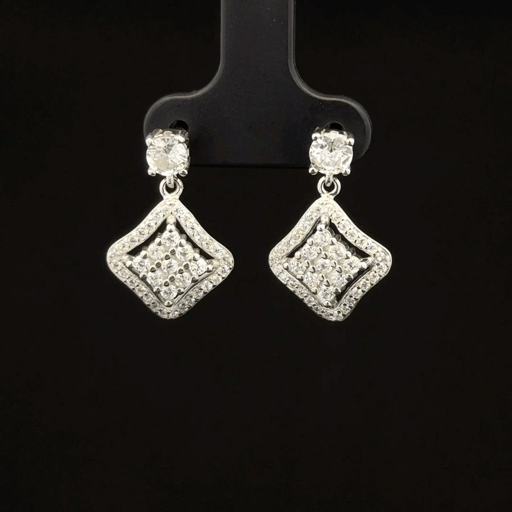 Aura Geometric Drops earrings