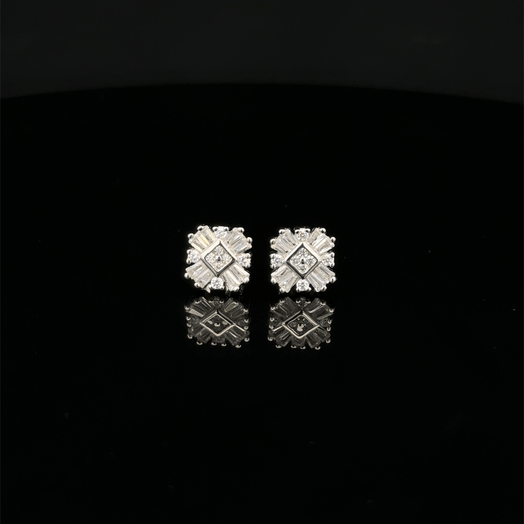The Square Mosaic Starburst earrings