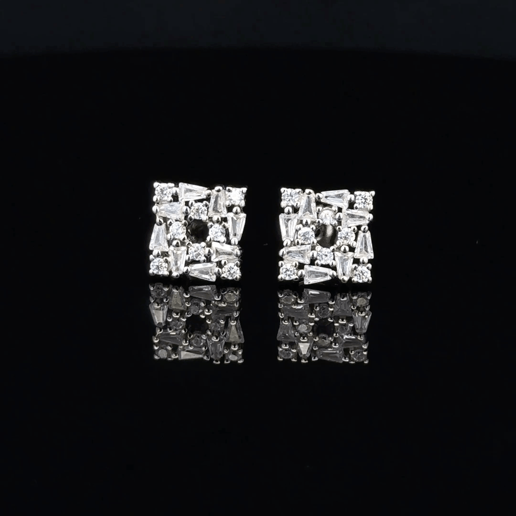 The Minimalist Prism Squares earrings