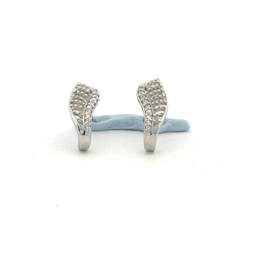 J Stud Earrings