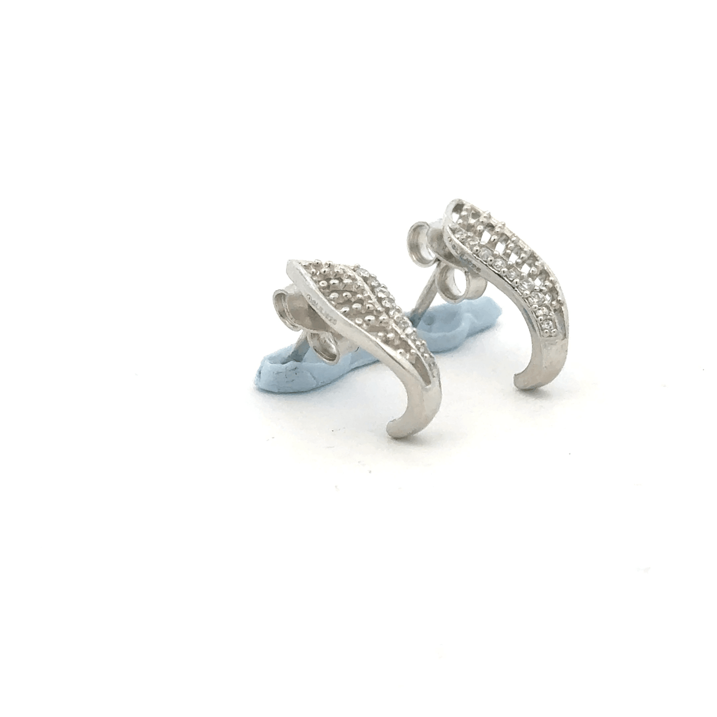 J Stud Earrings