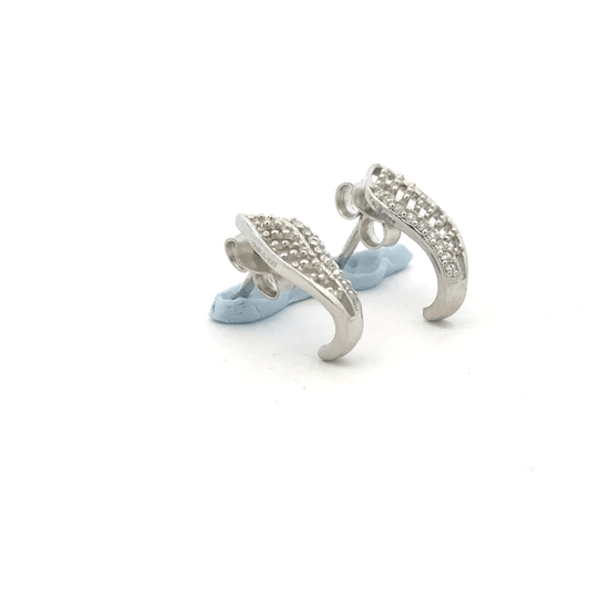J Stud Earrings