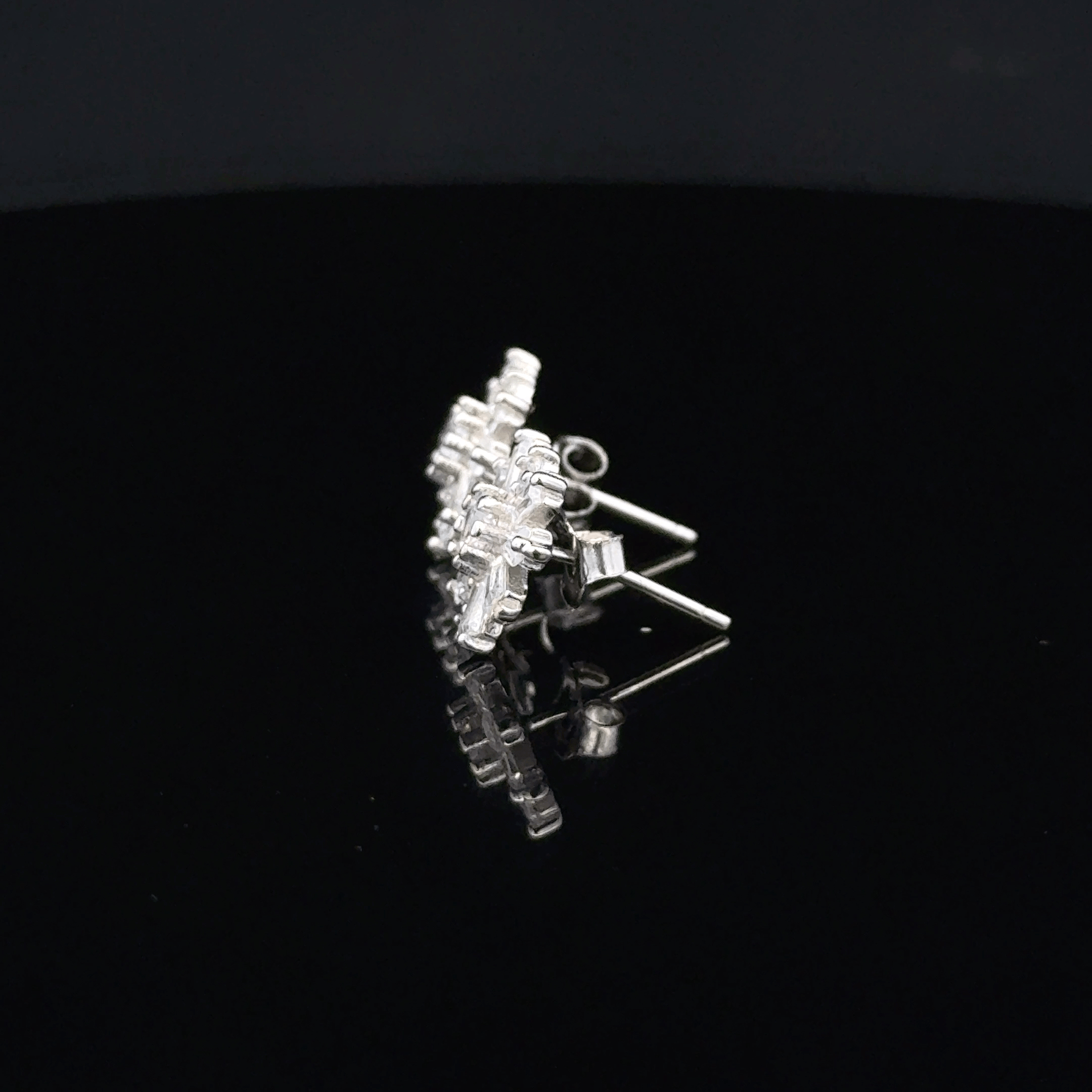 flower-shaped earrings