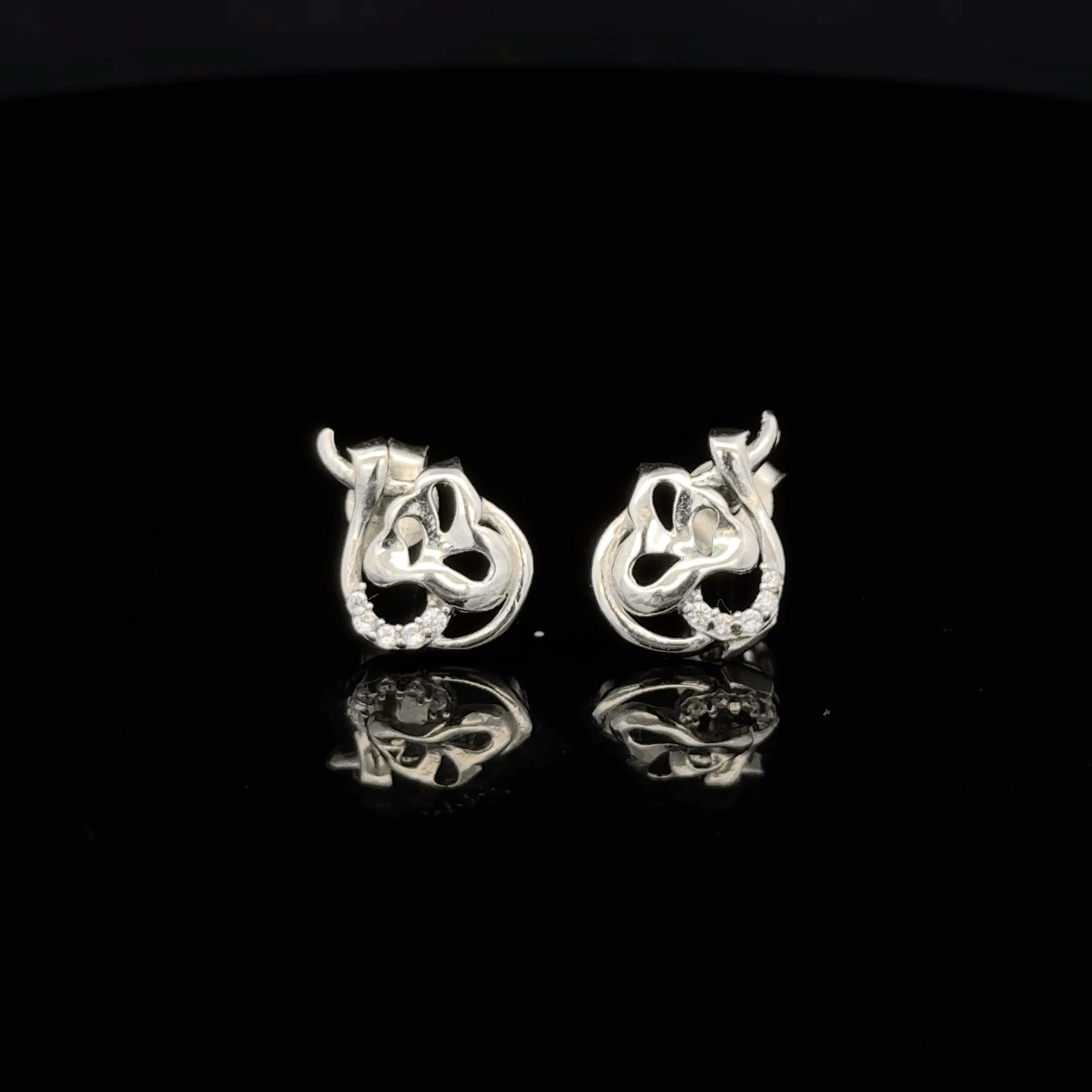 Imperial Ribbon Studs earrings