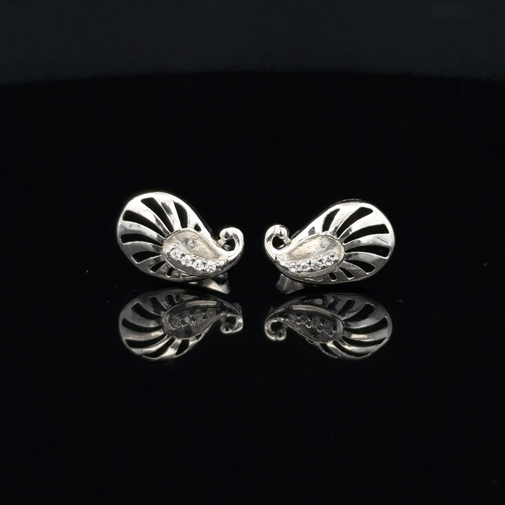 peacock-shaped earrings