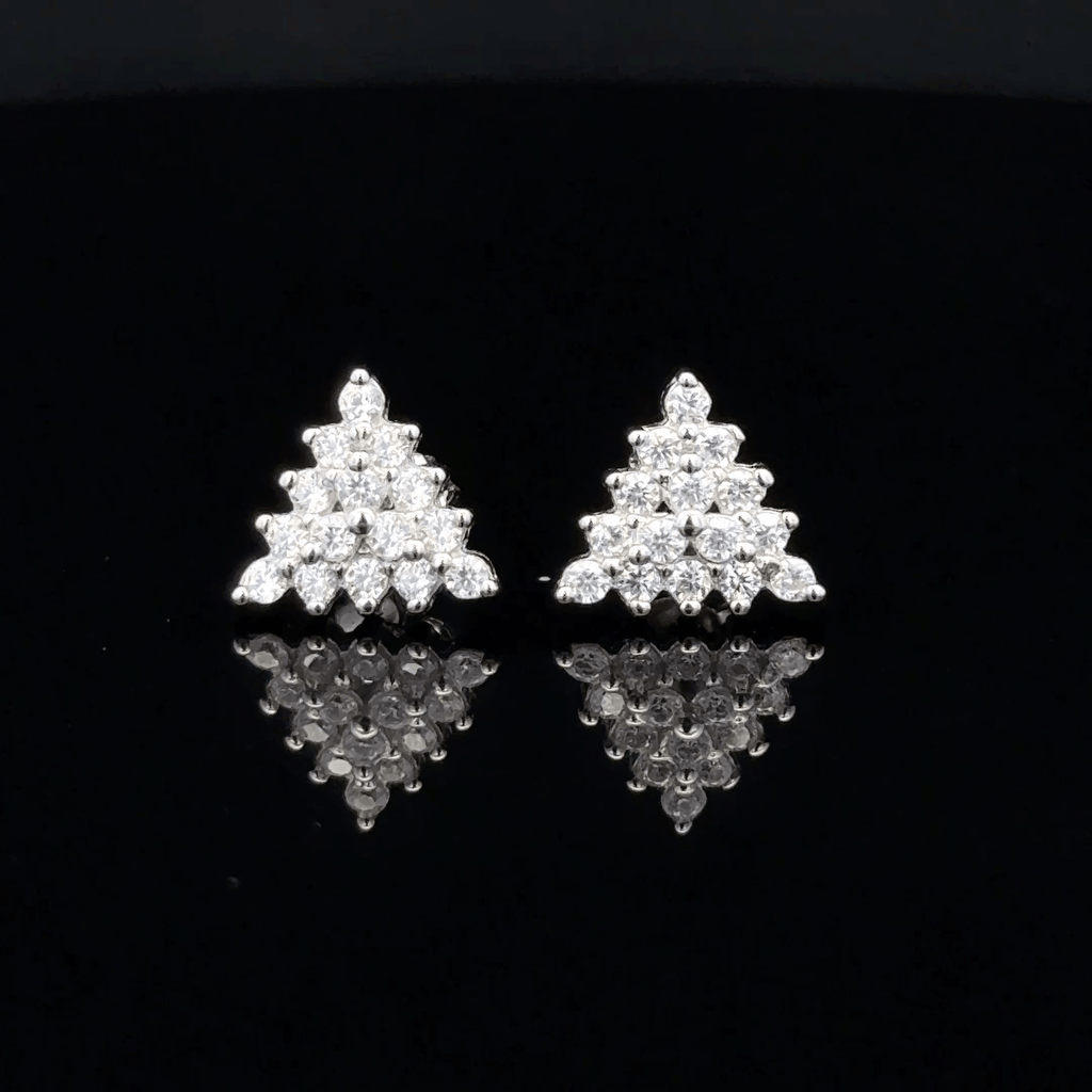 Triangle shape earrings