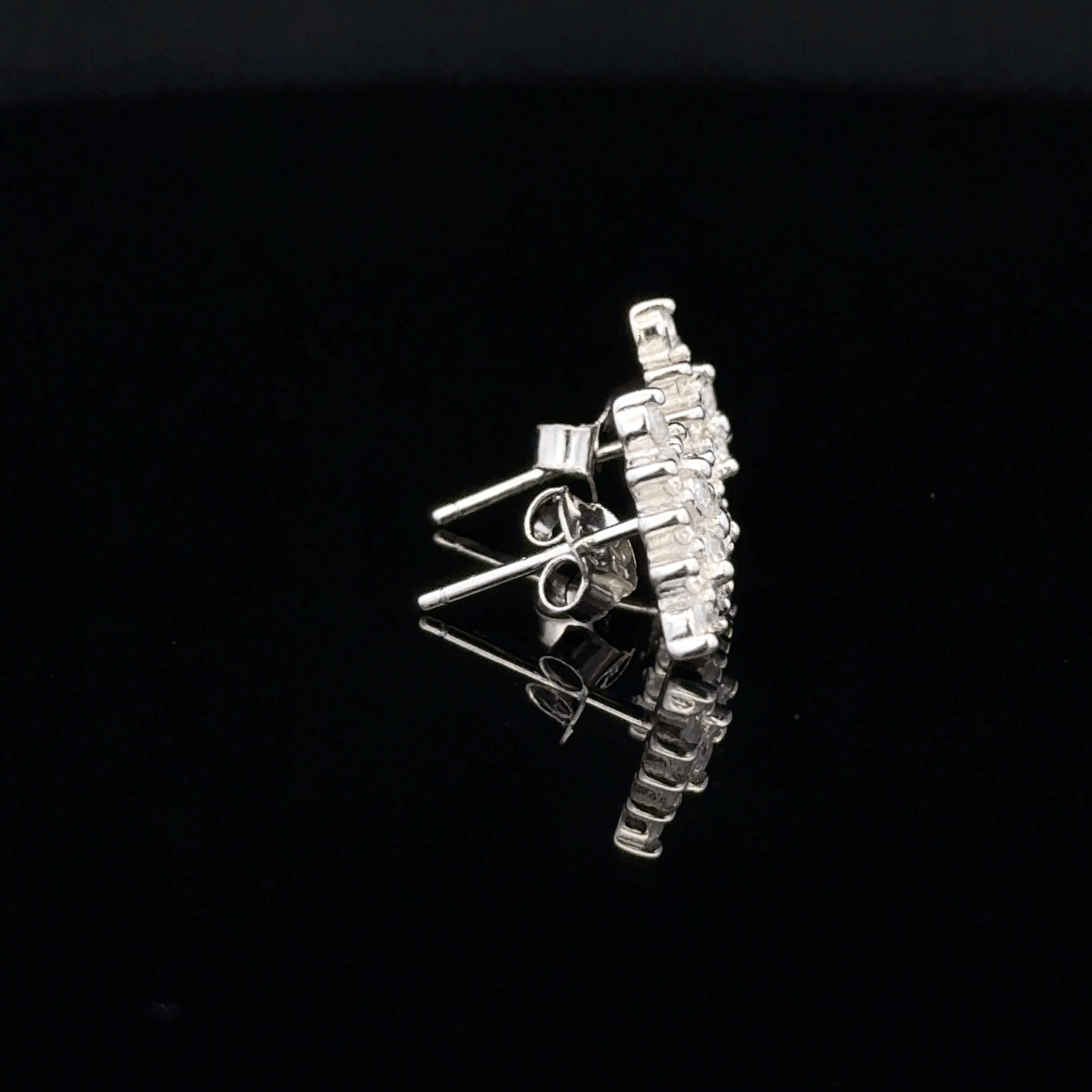 Triangle shape earrings