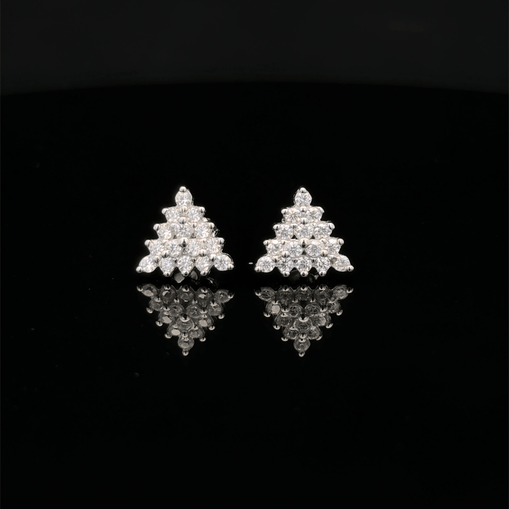Triangle shape earrings