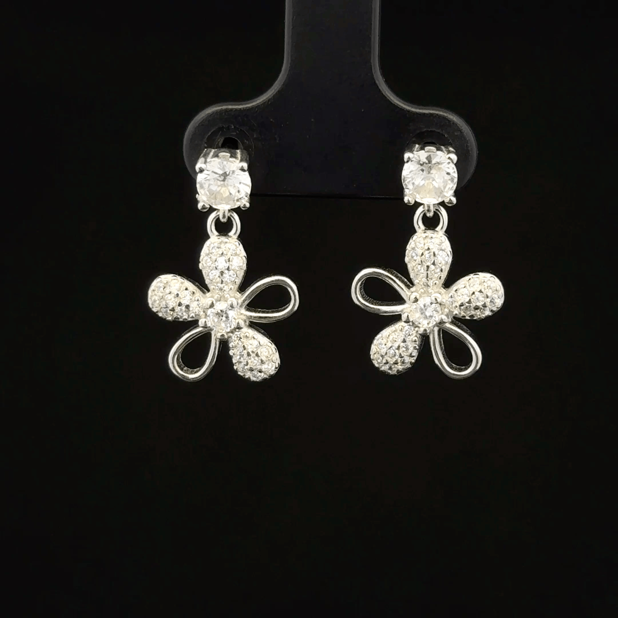 Flower Hanging Earrings