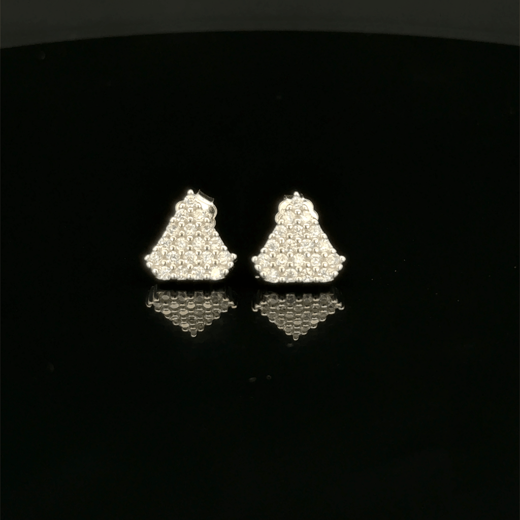 Imperial Argent Triangles earrings