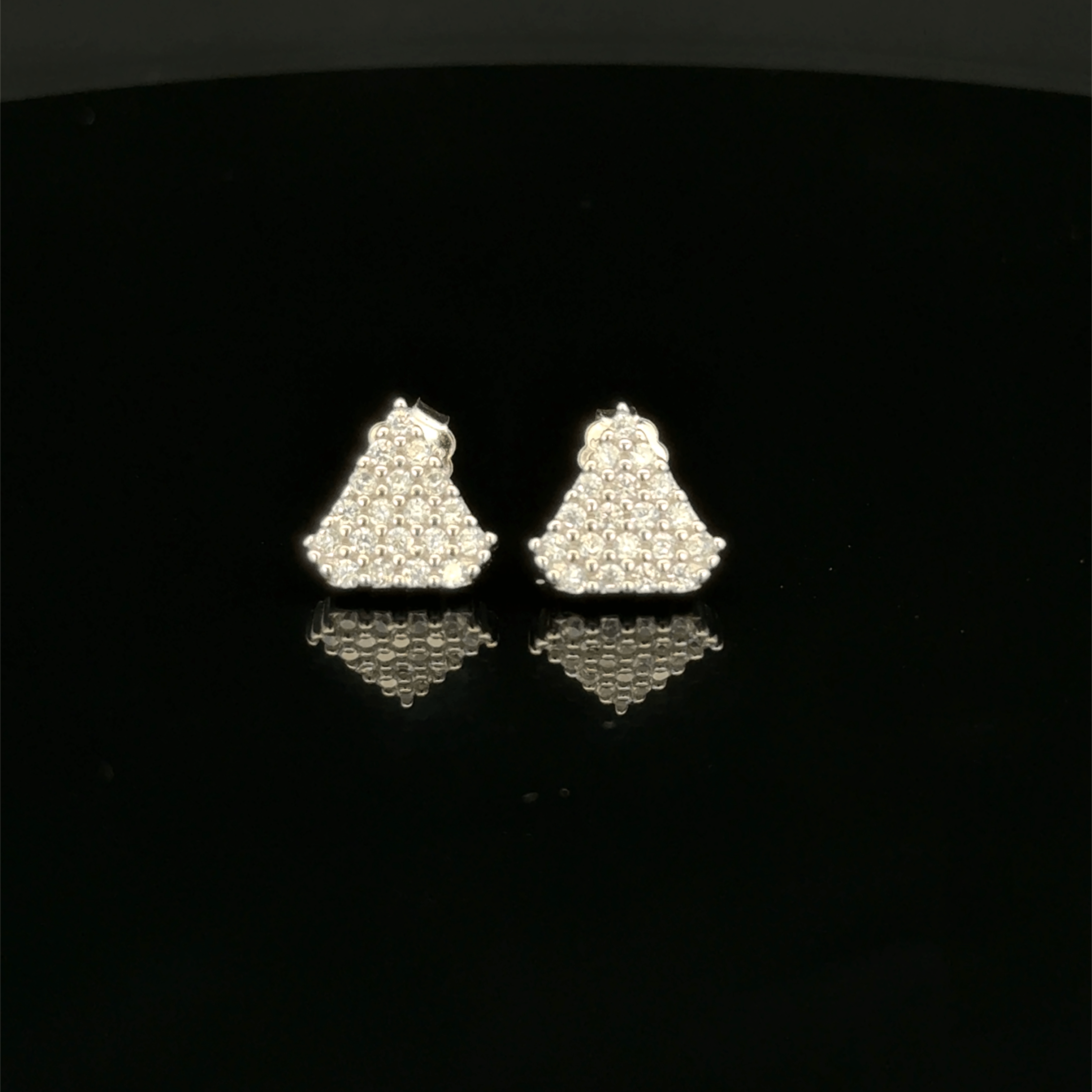 Imperial Argent Triangles earrings