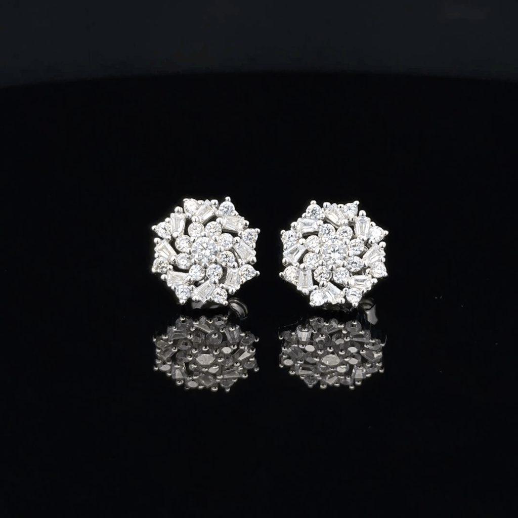 Pure Radiance Rounds earrings