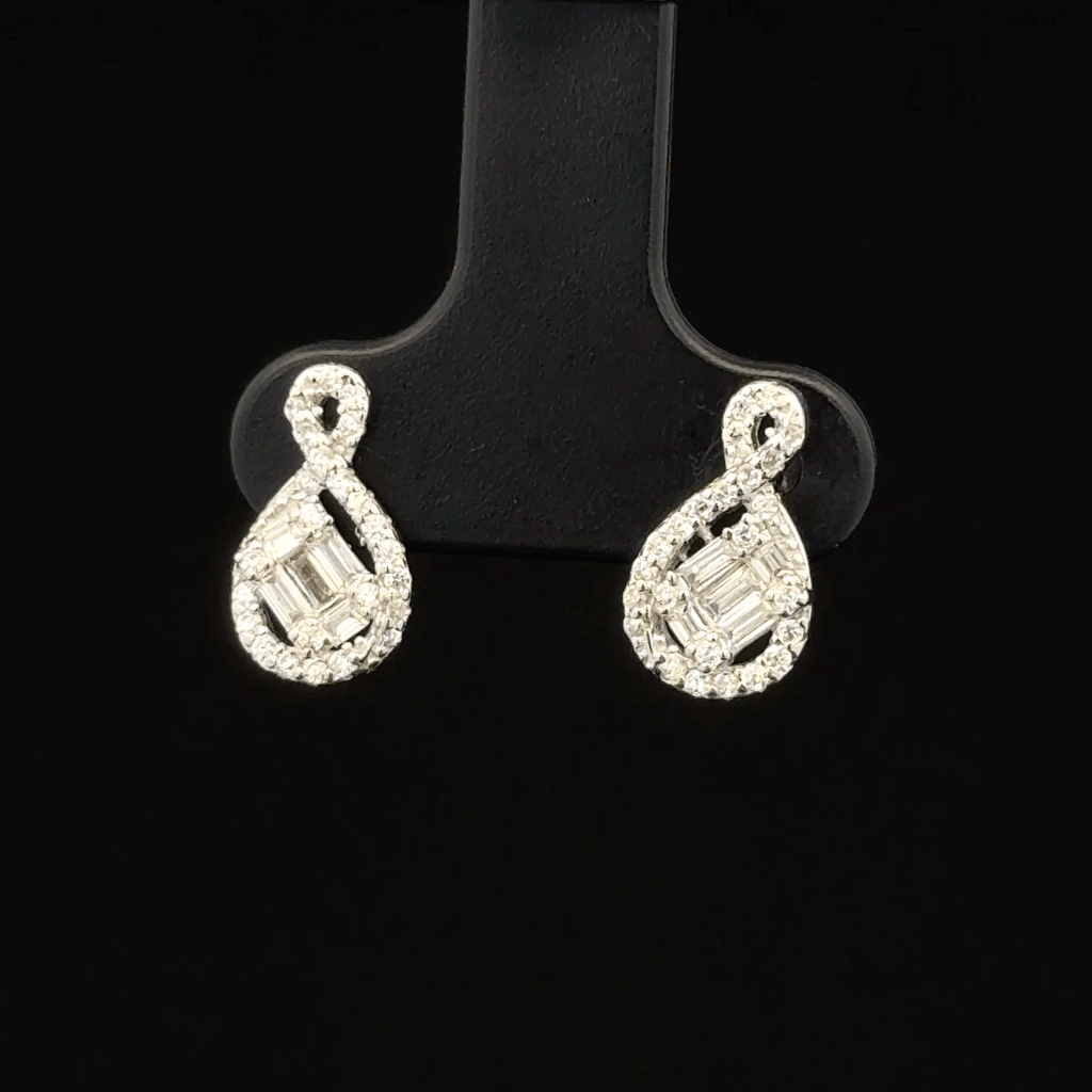 Twisted Infinity Loop earrings