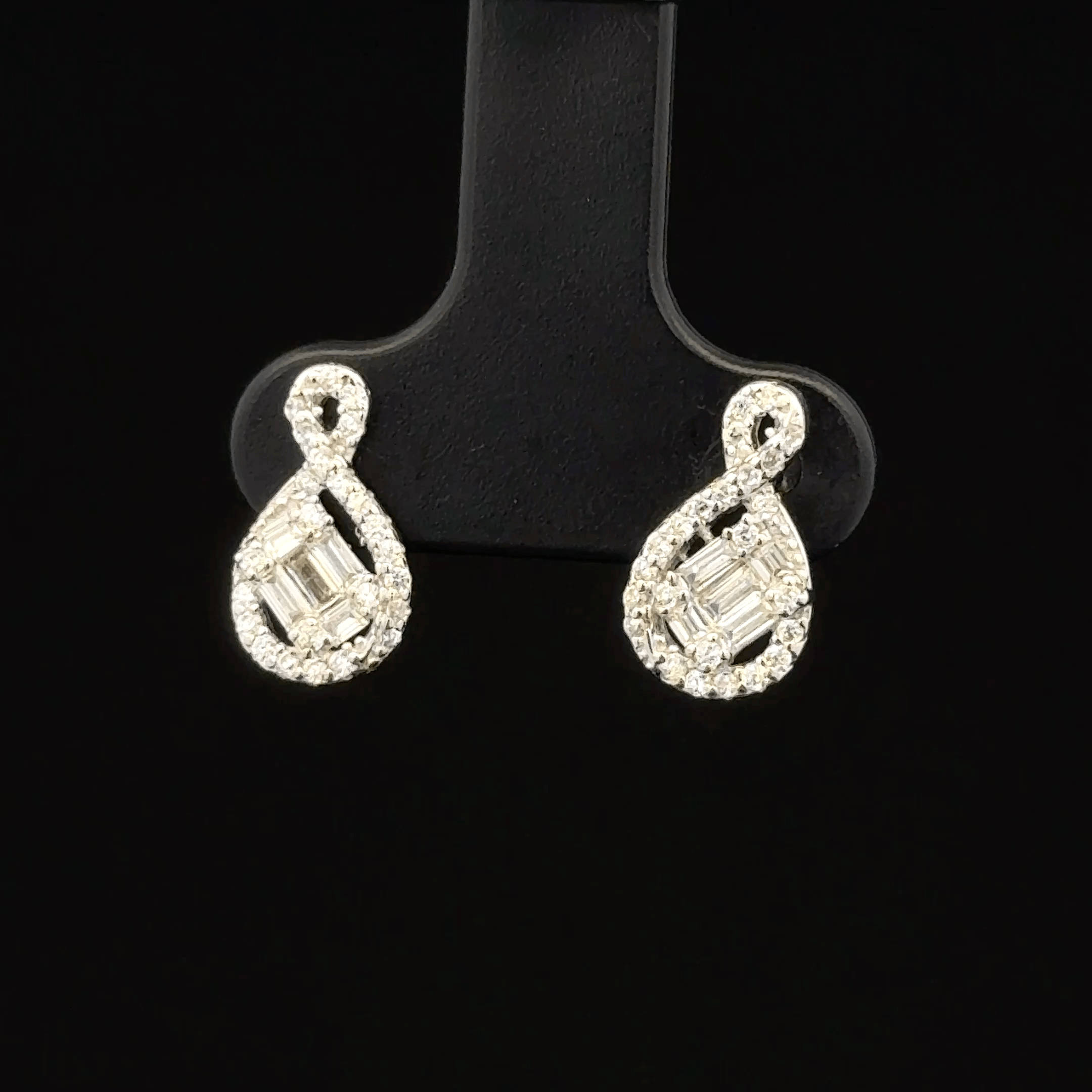 Twisted Infinity Loop earrings