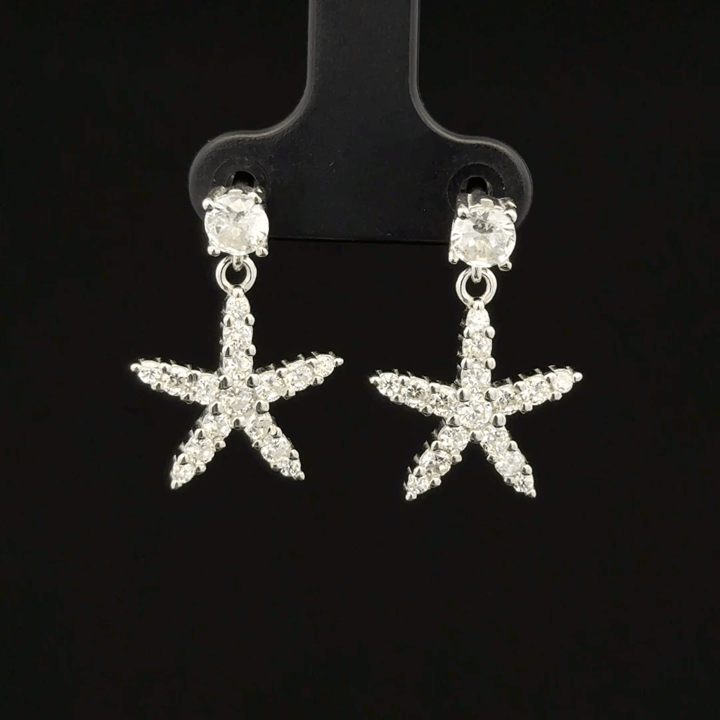 Star Fish Hanging Earrings